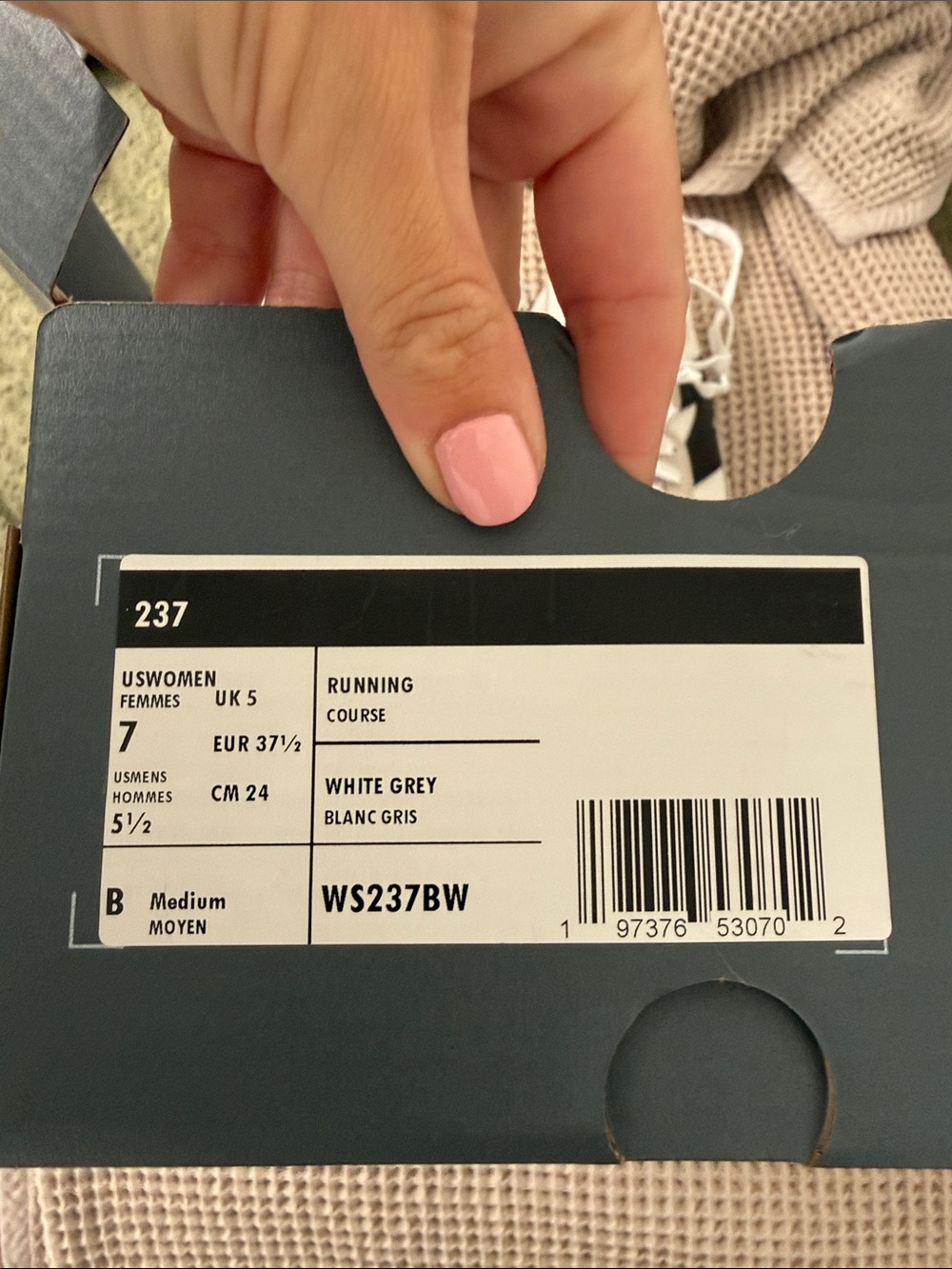 New Balance 237 White Grey Black Running Sneakers Shoes 7 - Picture 7 of 7